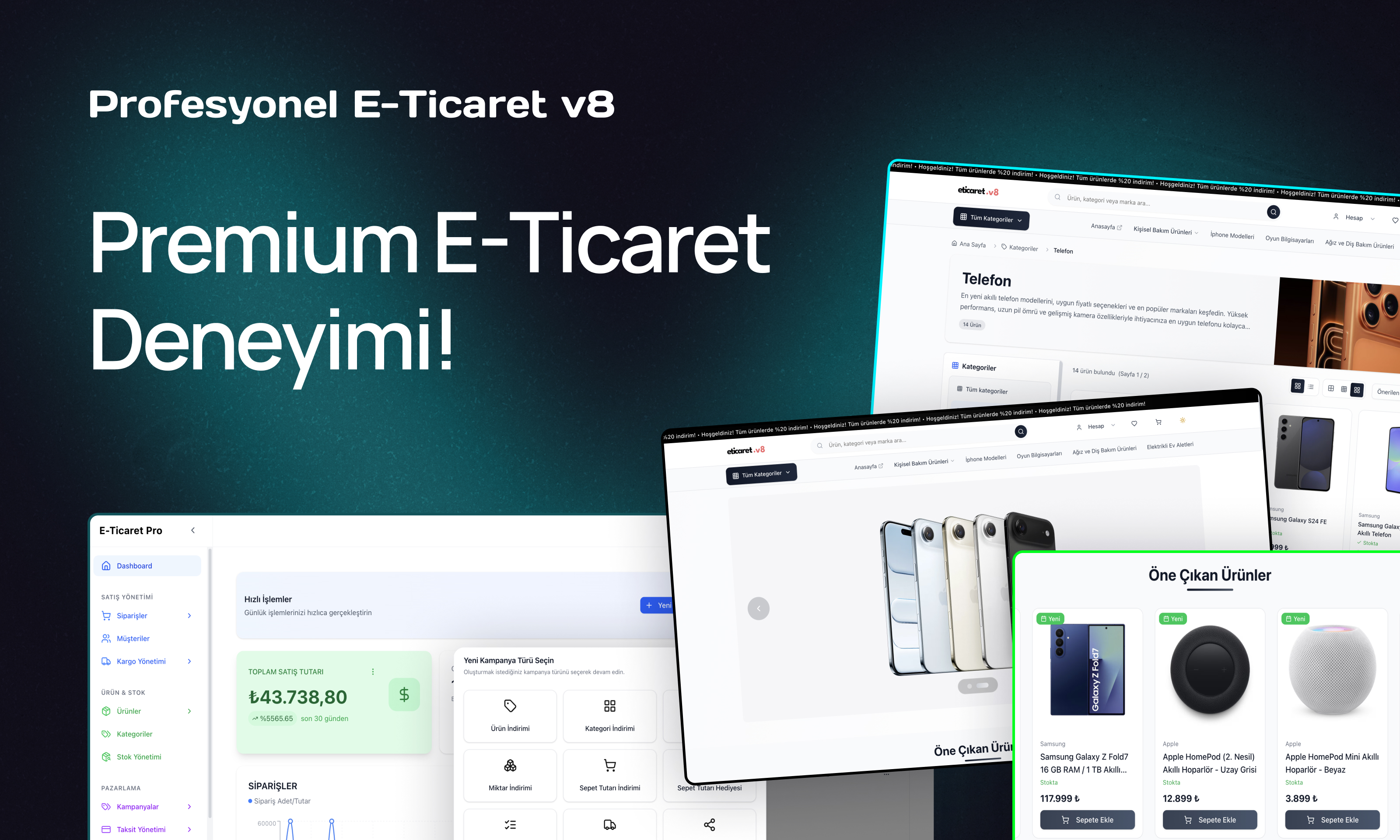 Profesyonel E-Ticaret Tasarımı V1