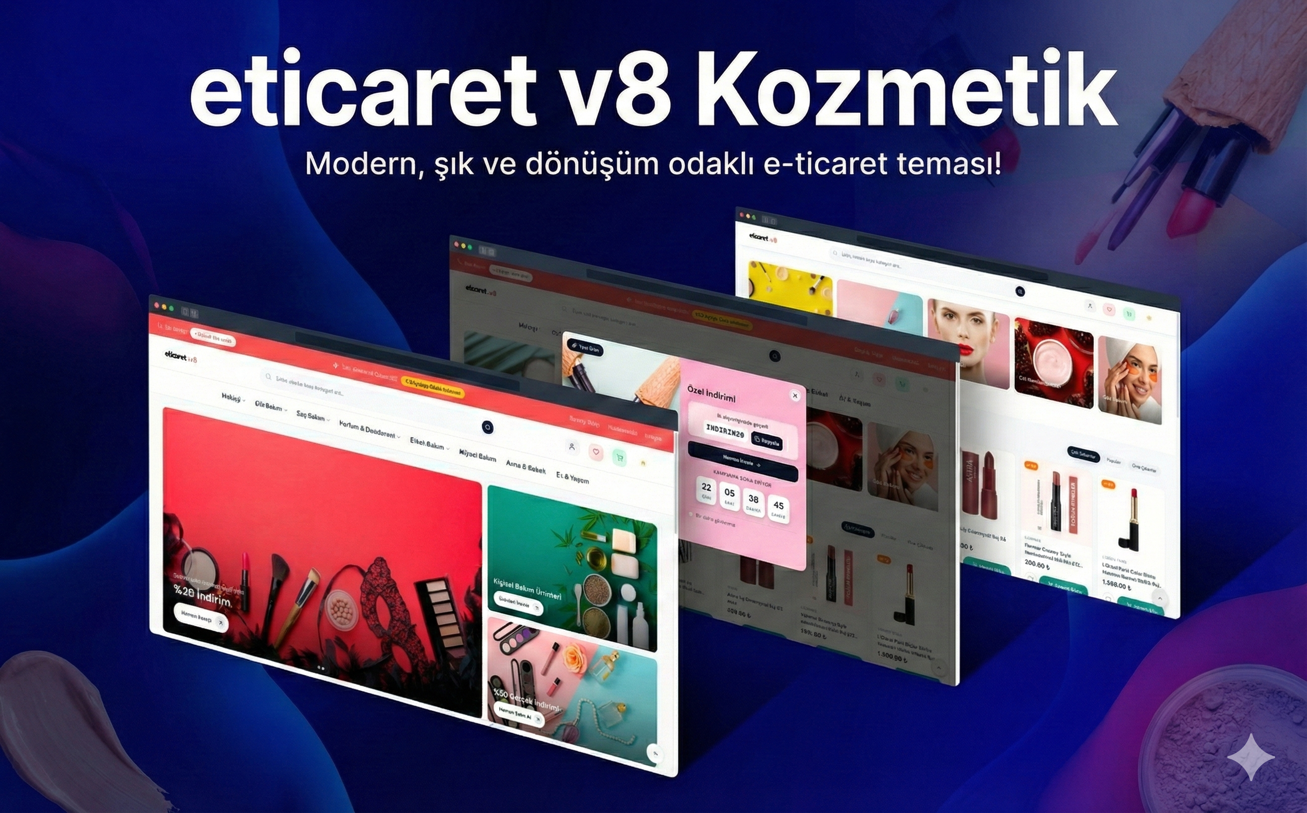 Profesyonel E-Ticaret V3 Kozmetik
